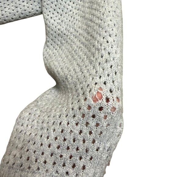 Offline by Aerie Open Knit Sweater Light Gray XXL Cozy Lounge - Picture 5 of 5